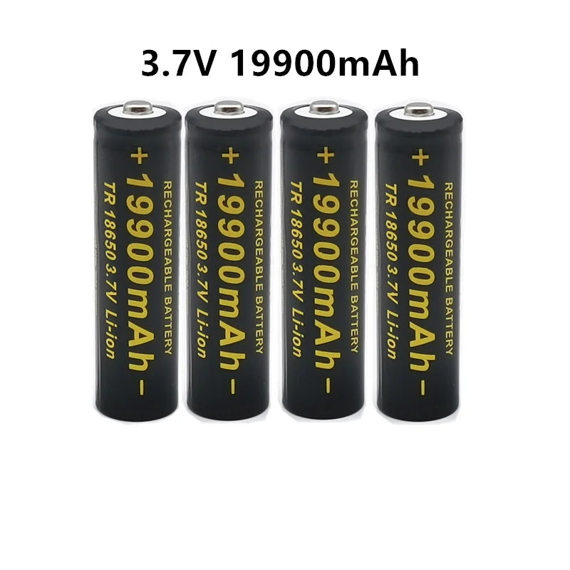 18650 lithium battery torch  3,7 V 19900 Mah