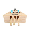 Wooden Imitation Mole Mouse Playing Cat Game