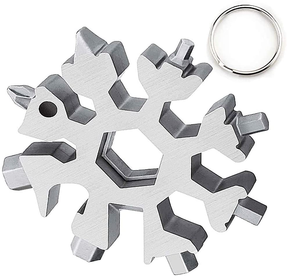 18-in-1 Stainless Steel Multi-Tool Portable Screwdriver Keychain
