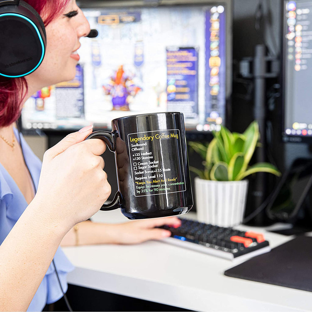 Legendary Large Ceramic Black Coffee Mug