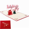 3D Pop Up Engagement Cards Lovers Wedding Invitation Greeting Cards