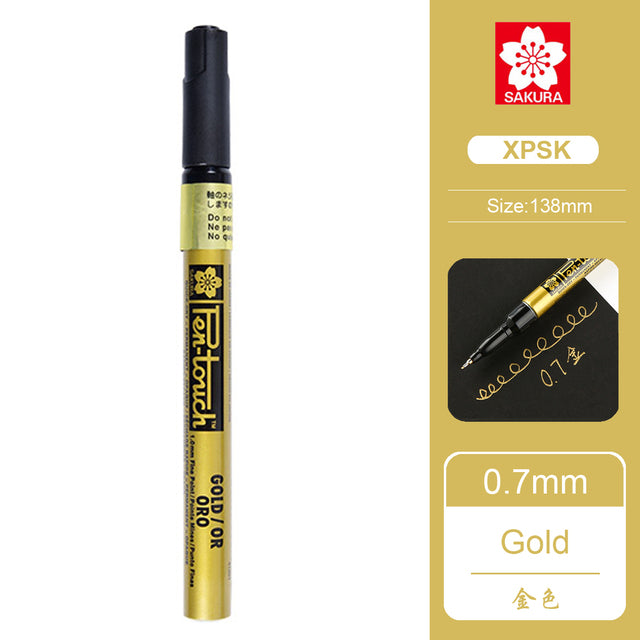 Japan SAKURA gold silver paint pen