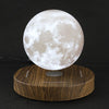 Magnetic Levitating 3D Wooden Base Moon Lamp