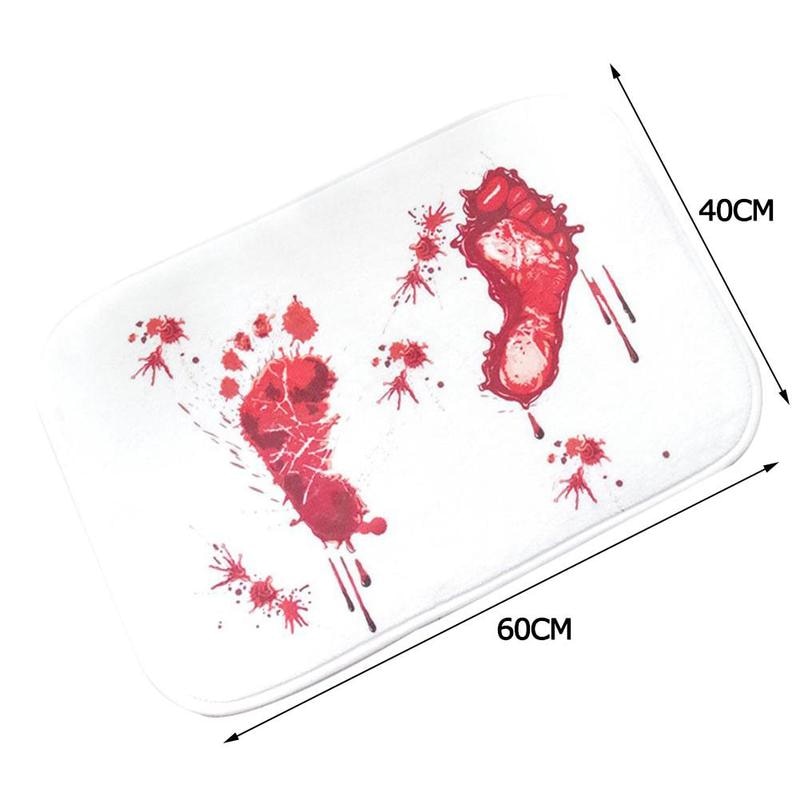 Halloween Decoration Horror House Blood Bath mat