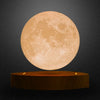 Magnetic Levitating 3D Wooden Base Moon Lamp