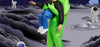 Cosplay Anime Inflatable Costume Green Alien Adult Kids