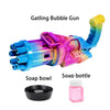 Electric Bubble Machine Black Gold Gold Gatling Bubble Gun