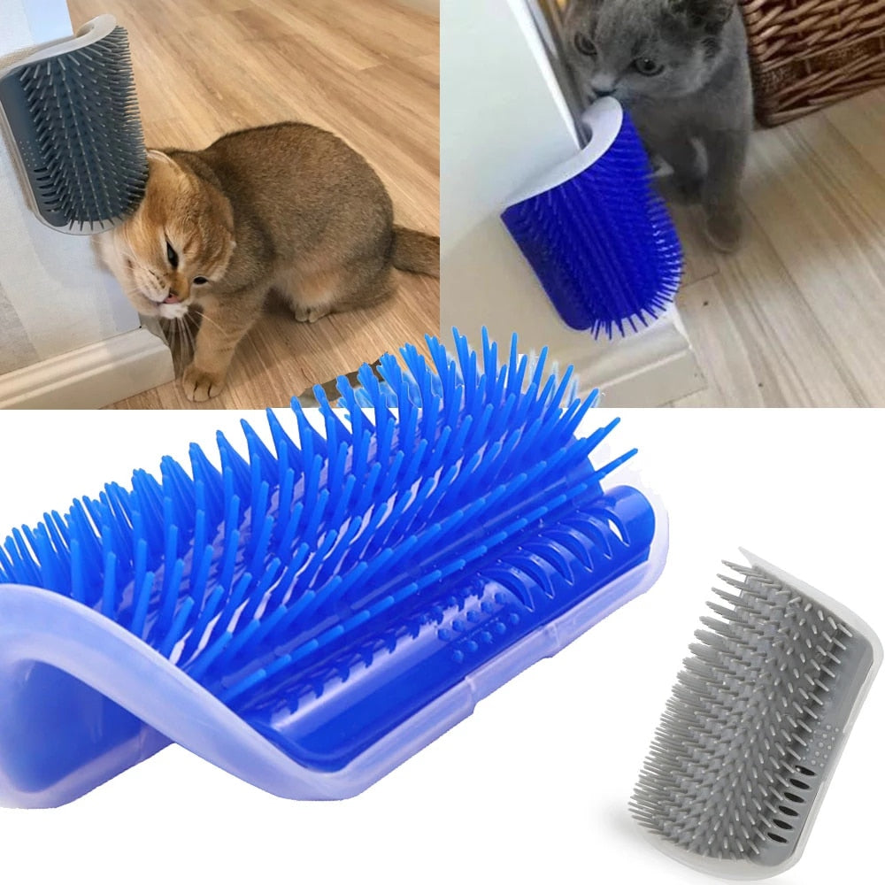 Removable Cat Corner Brush Plastic Pet Comb Kitten Corner Scratching R –  Seasalt