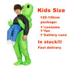 Cosplay Anime Inflatable Costume Green Alien Adult Kids