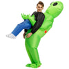 Cosplay Anime Inflatable Costume Green Alien Adult Kids