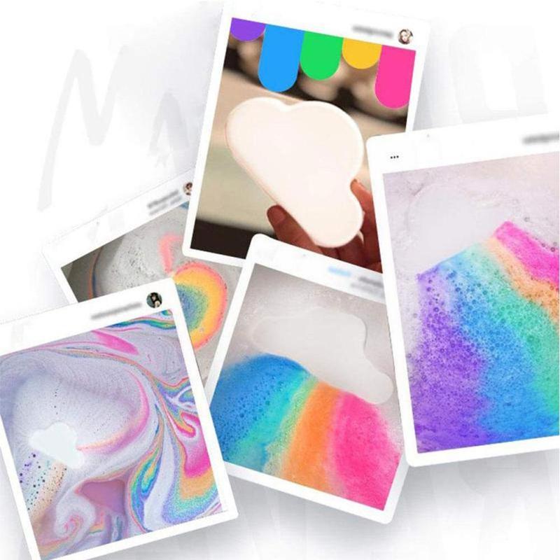 Ball Star Moon Cloud Rainbow Bath Bomb