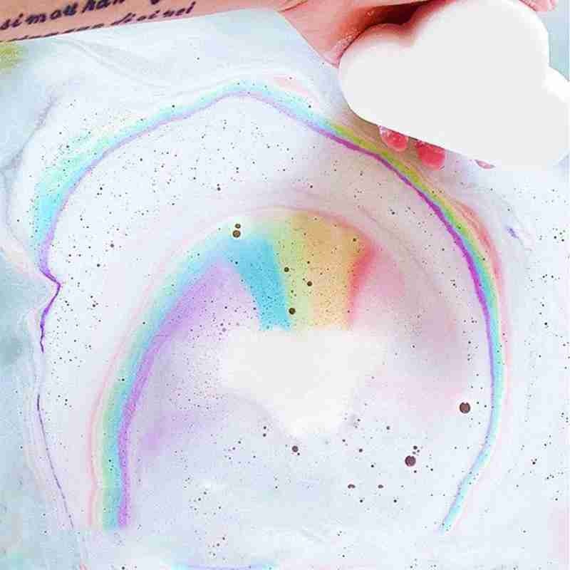 Ball Star Moon Cloud Rainbow Bath Bomb