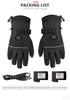 Waterproof Heated Touch Screen Motorcycle Gloves