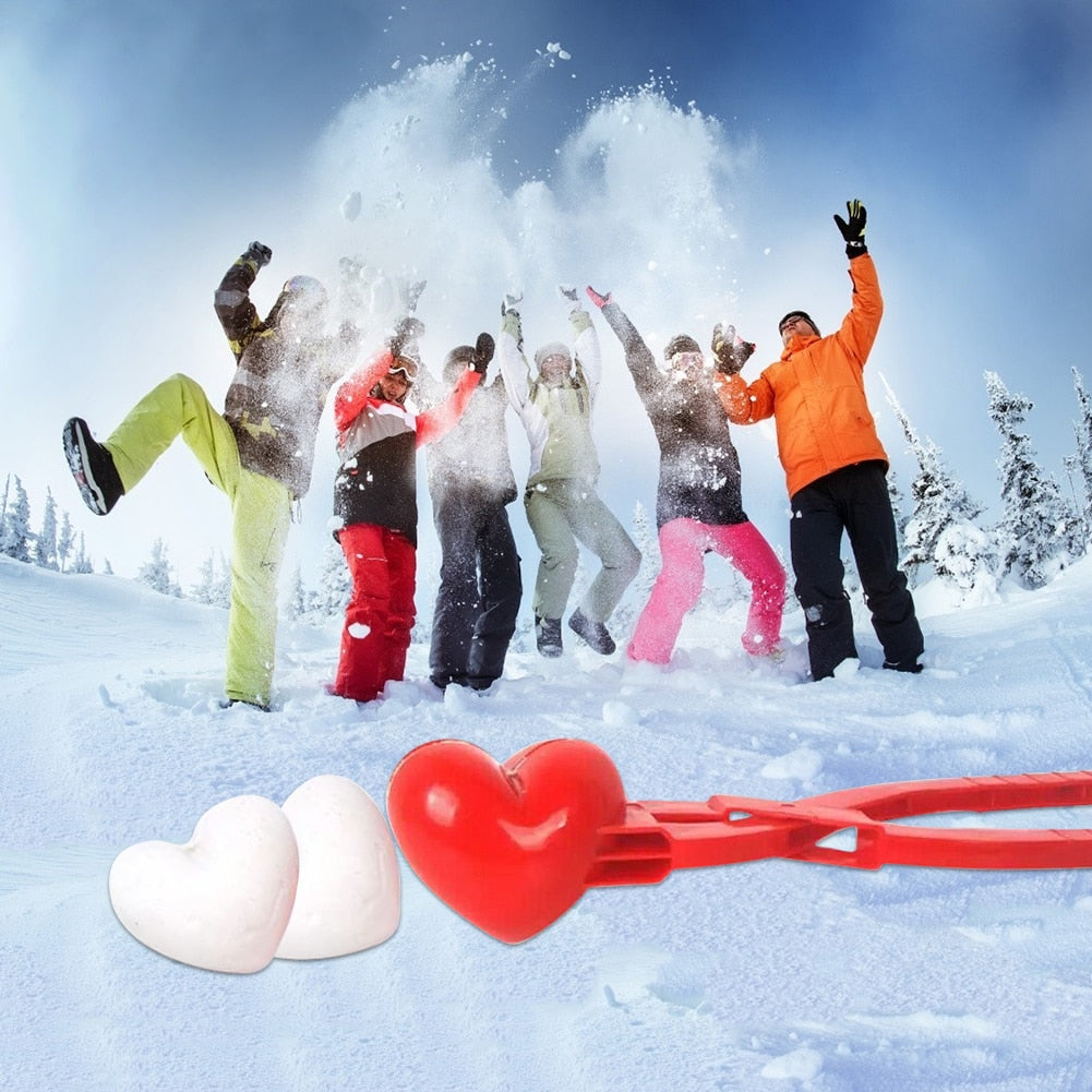 Love Heart Shaped Snowball Maker