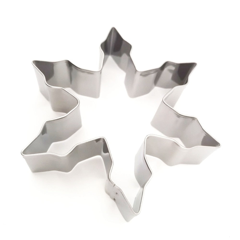 Snowflake Shape Cookie Cutter Stainless Steel