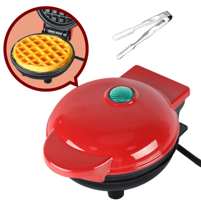 Mini Electric Waffles Maker Portable Egg Cake Oven Pan