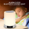 Bluetooth Speaker Alarm Clock LED RGB Dimmable Lamp Music Player