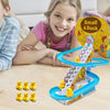 Electric track duck ladder slide toy