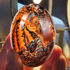 Crystal Transparent Resin Statue Dragon Egg Lava