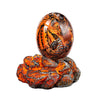 Crystal Transparent Resin Statue Dragon Egg Lava