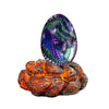 Crystal Transparent Resin Statue Dragon Egg Lava