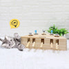 Wooden Imitation Mole Mouse Playing Cat Game