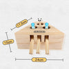 Wooden Imitation Mole Mouse Playing Cat Game