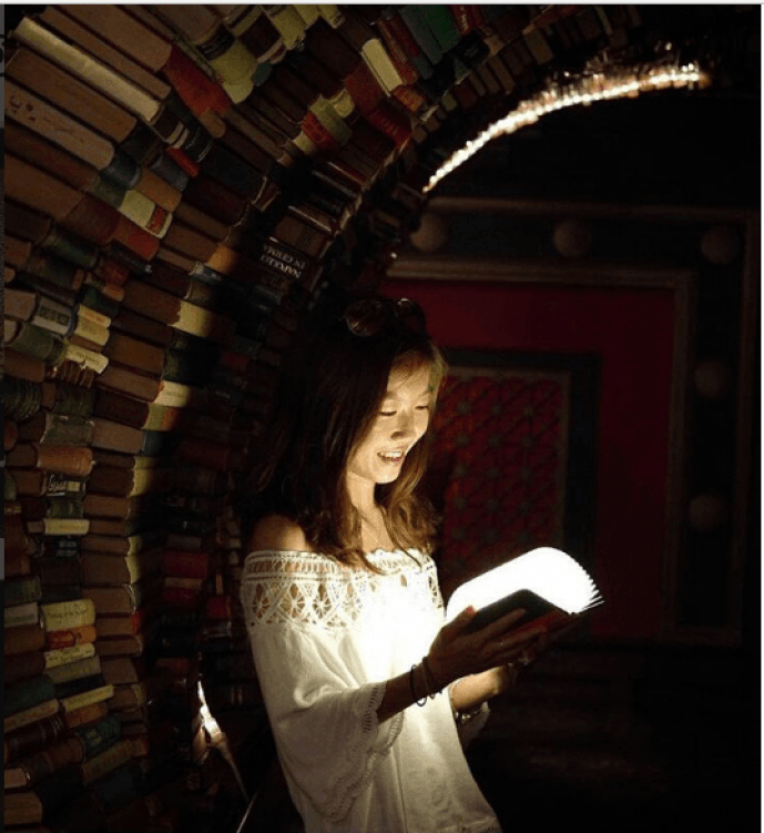 LED Night Light Book Lamp